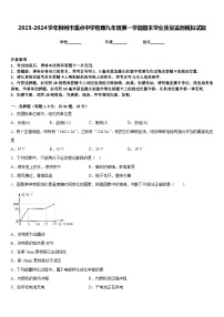 2023-2024学年柳州市重点中学物理九年级第一学期期末学业质量监测模拟试题含答案