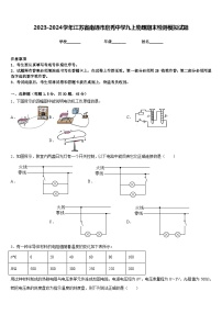 2023-2024学年江苏省南通市启秀中学九上物理期末检测模拟试题含答案