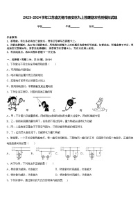 2023-2024学年江苏省无锡市崇安区九上物理期末检测模拟试题含答案