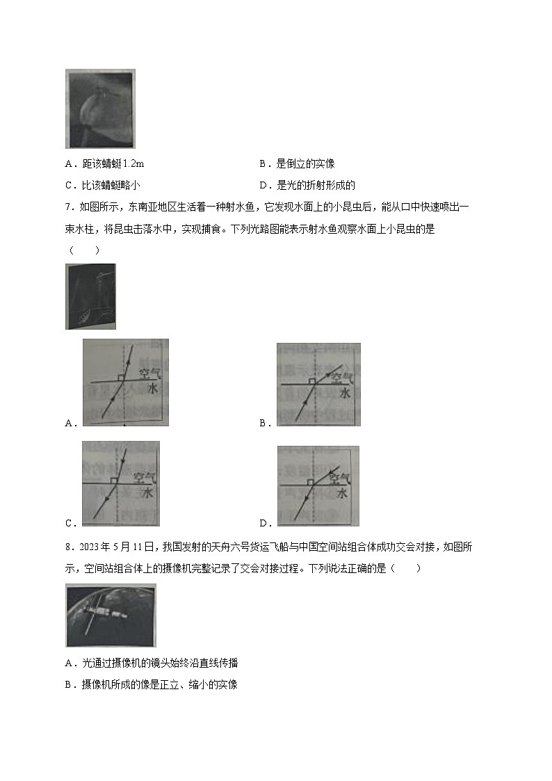 山东省德州市陵城区2023-2024学年八年级上册期末物理模拟试题（附答案）03