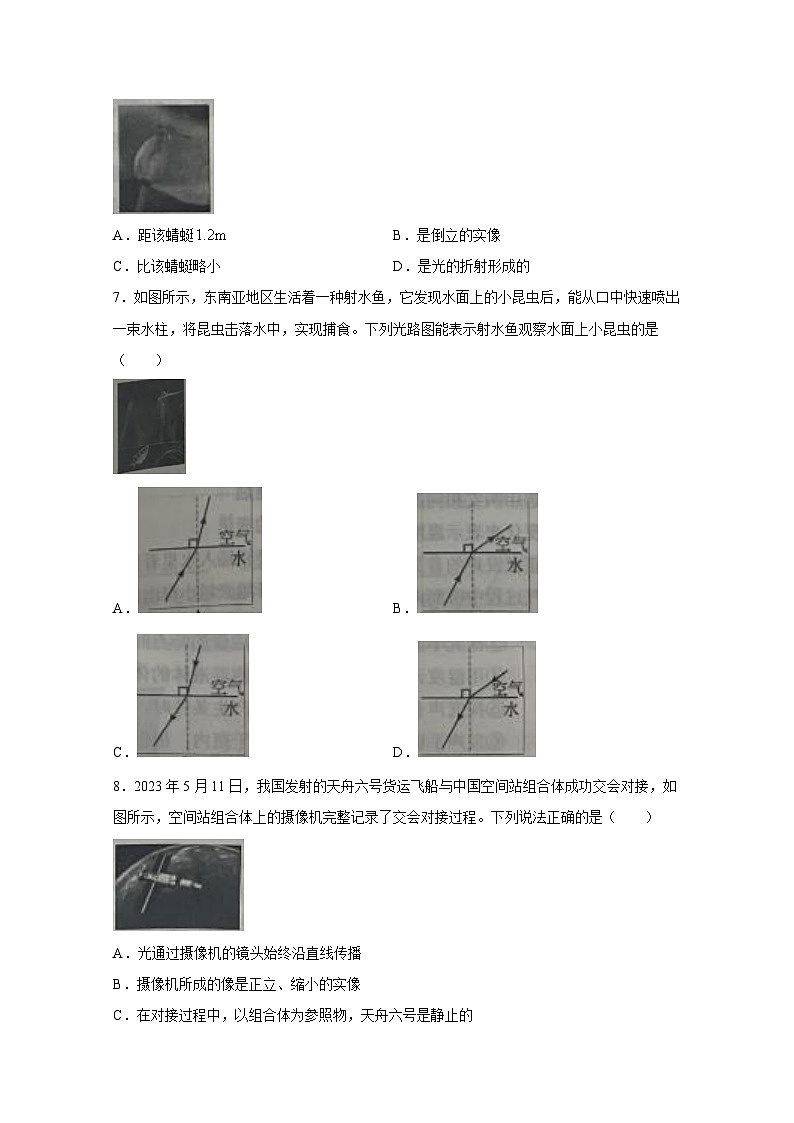 山东省德州市陵城区2023-2024学年八年级上册期末物理模拟试题（附答案）03