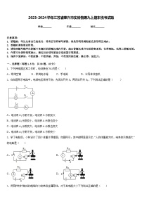 2023-2024学年江苏省泰兴市实验物理九上期末统考试题含答案