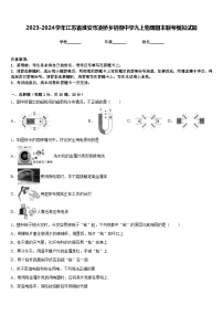 2023-2024学年江苏省淮安市凌桥乡初级中学九上物理期末联考模拟试题含答案