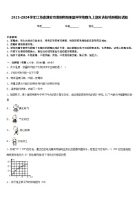 2023-2024学年江苏省淮安市淮阴师院附属中学物理九上期末达标检测模拟试题含答案