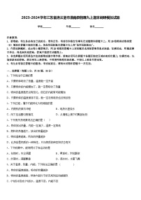 2023-2024学年江苏省连云港市灌南县物理九上期末调研模拟试题含答案