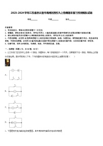 2023-2024学年江苏省连云港市海州区四校九上物理期末复习检测模拟试题含答案