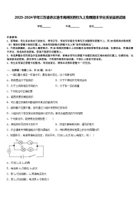 2023-2024学年江苏省连云港市海州区四校九上物理期末学业质量监测试题含答案