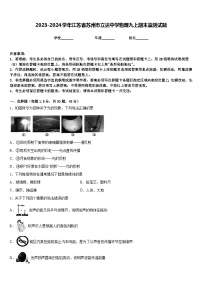 2023-2024学年江苏省苏州市立达中学物理九上期末监测试题含答案