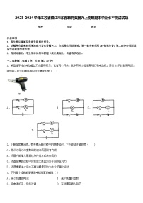 2023-2024学年江苏省镇江市东部教育集团九上物理期末学业水平测试试题含答案