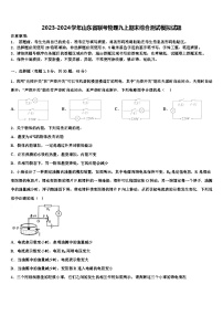 2023-2024学年山东省联考物理九上期末综合测试模拟试题