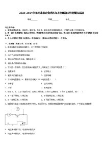 2023-2024学年河北保定竞秀区九上物理期末检测模拟试题含答案