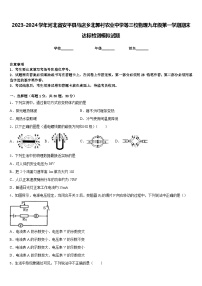 2023-2024学年河北省安平县马店乡北郭村农业中学等三校物理九年级第一学期期末达标检测模拟试题含答案