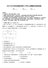 2023-2024学年河北省保定市第十三中学九上物理期末达标检测试题含答案