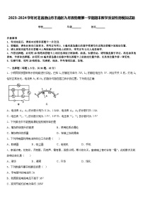 2023-2024学年河北省唐山市丰南区九年级物理第一学期期末教学质量检测模拟试题含答案