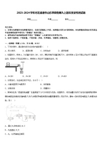 2023-2024学年河北省唐市山乐亭县物理九上期末质量检测试题含答案