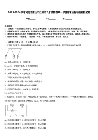 2023-2024学年河北省唐山市迁安市九年级物理第一学期期末达标检测模拟试题含答案