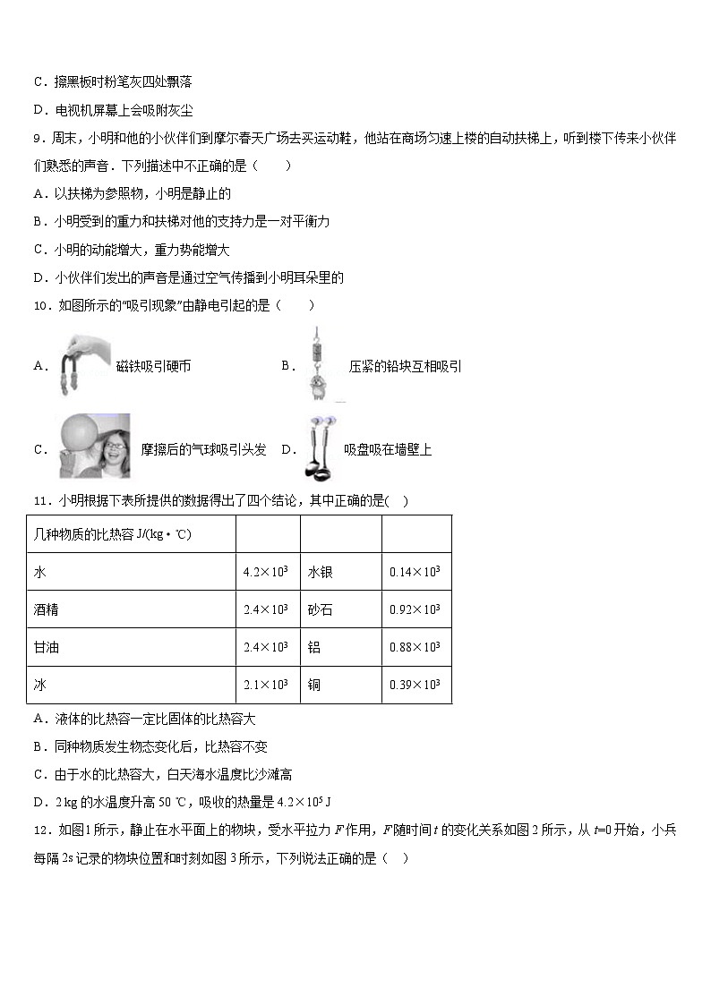 2023-2024学年河北省滦县联考九年级物理第一学期期末联考模拟试题含答案03
