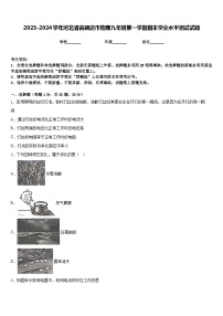 2023-2024学年河北省高碑店市物理九年级第一学期期末学业水平测试试题含答案