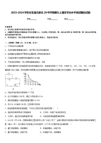 2023-2024学年河北省石家庄28中学物理九上期末学业水平测试模拟试题含答案