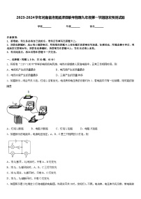 2023-2024学年河南省洛阳孟津县联考物理九年级第一学期期末预测试题含答案