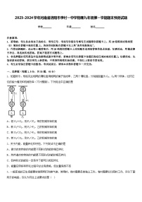 2023-2024学年河南省洛阳市李村一中学物理九年级第一学期期末预测试题含答案