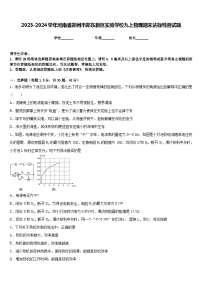 2023-2024学年河南省郑州市郑东新区实验学校九上物理期末达标检测试题含答案