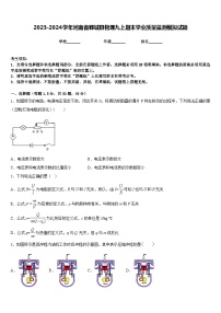 2023-2024学年河南省郸城县物理九上期末学业质量监测模拟试题含答案