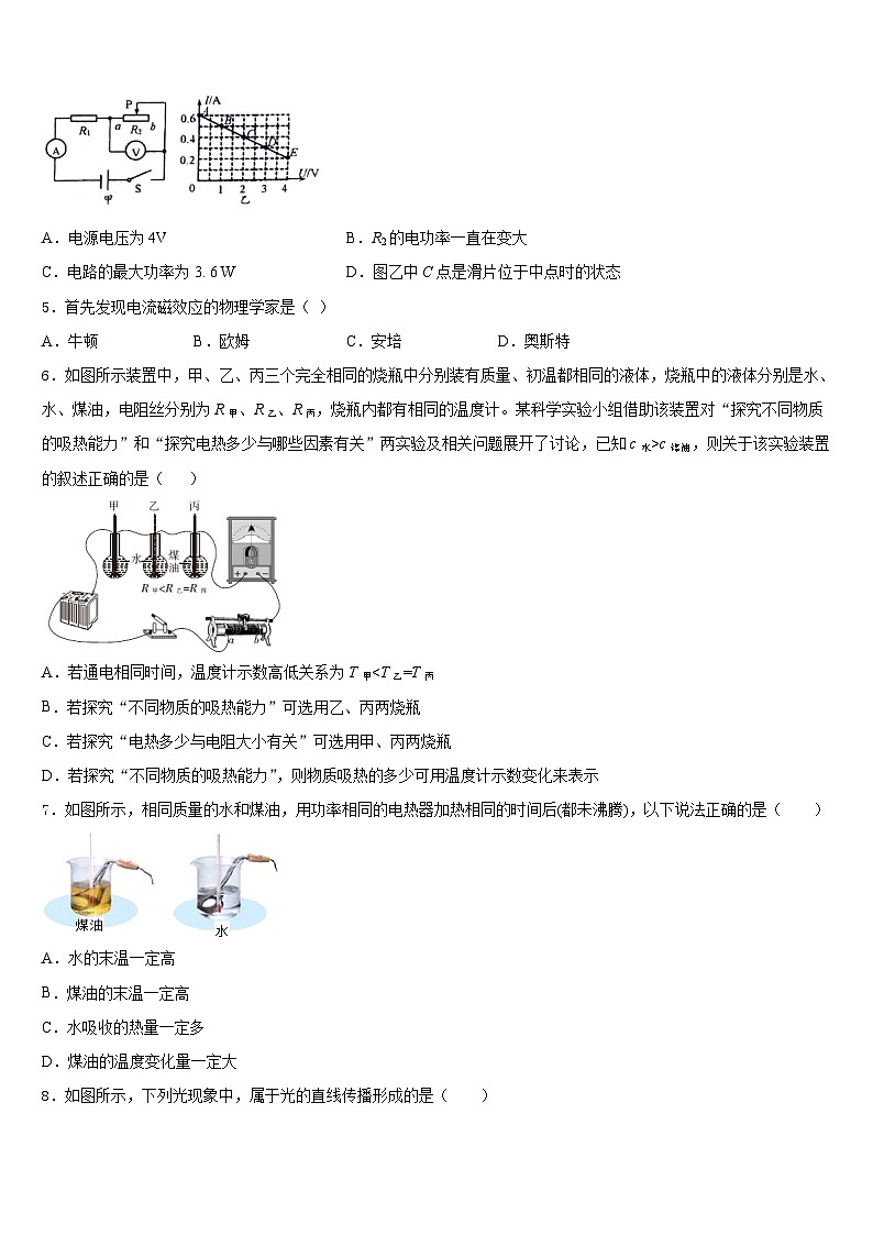 2023-2024学年河南省鹿邑县九上物理期末综合测试模拟试题含答案第2页