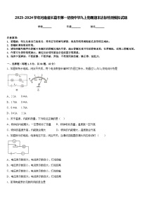 2023-2024学年河南省长葛市第一初级中学九上物理期末达标检测模拟试题含答案