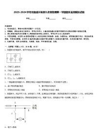 2023-2024学年河南省长垣县九年级物理第一学期期末监测模拟试题含答案