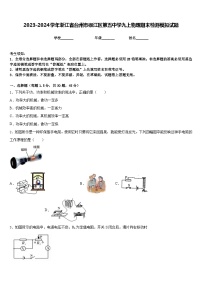 2023-2024学年浙江省台州市椒江区第五中学九上物理期末检测模拟试题含答案