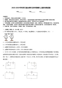 2023-2024学年浙江省台州市玉环市物理九上期末经典试题含答案