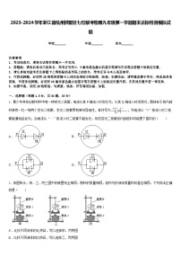 2023-2024学年浙江省杭州拱墅区七校联考物理九年级第一学期期末达标检测模拟试题含答案