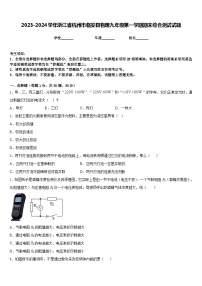 2023-2024学年浙江省杭州市临安县物理九年级第一学期期末综合测试试题含答案