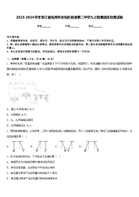 2023-2024学年浙江省杭州市余杭区良渚第二中学九上物理期末经典试题含答案