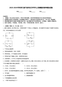 2023-2024学年浙江省宁波市东方中学九上物理期末联考模拟试题含答案