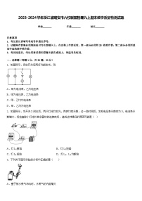 2023-2024学年浙江省瑞安市六校联盟物理九上期末教学质量检测试题含答案