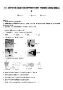 2023-2024学年浙江省温岭市新河中学物理九年级第一学期期末质量跟踪监视模拟试题含答案