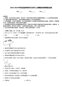 2023-2024学年湖北省孝感市汉川市九上物理期末调研模拟试题含答案