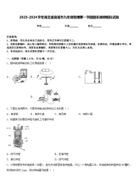 2023-2024学年湖北省宜城市九年级物理第一学期期末调研模拟试题含答案