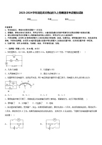 2023-2024学年湖北武汉青山区九上物理期末考试模拟试题含答案