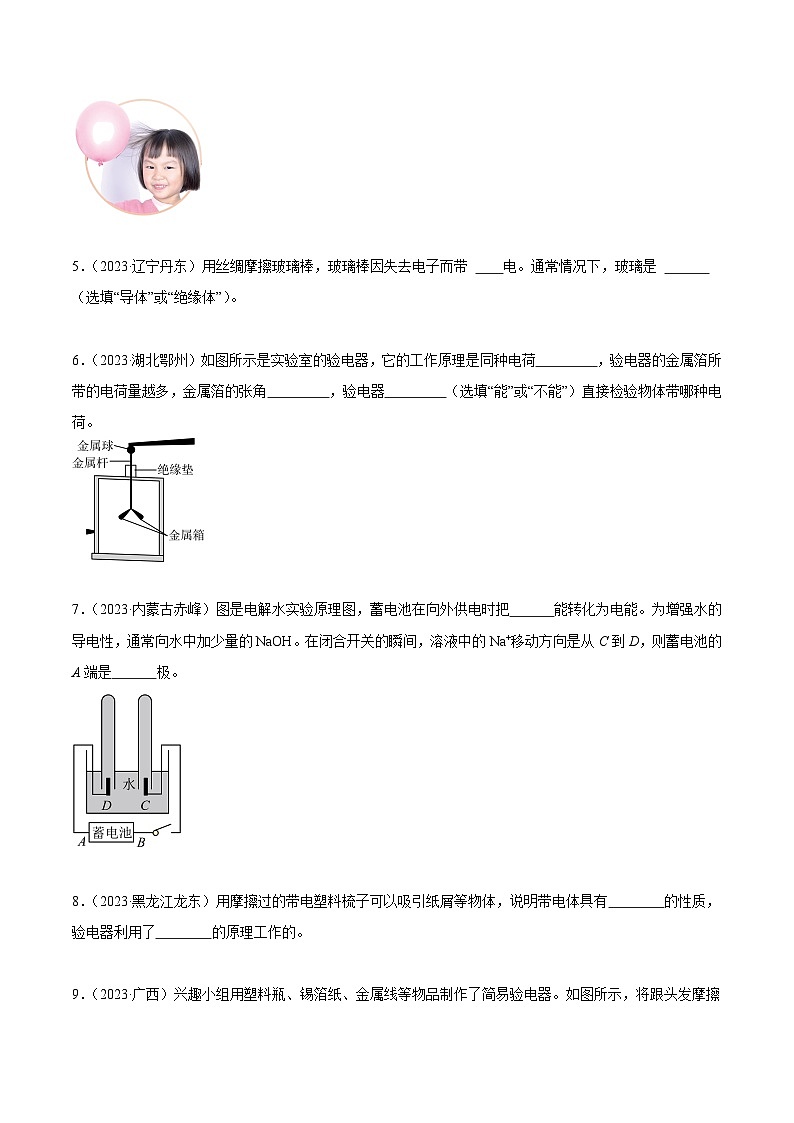 专题13 电路、电流、电压、电阻-2023年中考物理真题分项汇编（全国通用）（原卷版）第2页