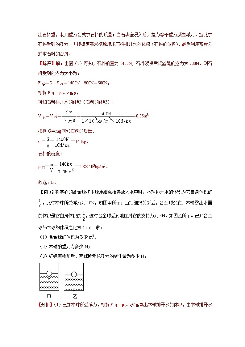 中考物理精练8-第五讲 浮力（解析版）303