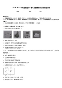 2023-2024学年湖南省洪江市九上物理期末达标检测试题含答案