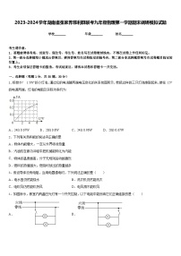 2023-2024学年湖南省张家界慈利县联考九年级物理第一学期期末调研模拟试题含答案