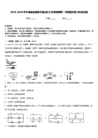 2023-2024学年湖南省益阳市赫山区九年级物理第一学期期末复习检测试题含答案