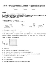 2023-2024学年湖南省长沙市教科所九年级物理第一学期期末教学质量检测模拟试题含答案