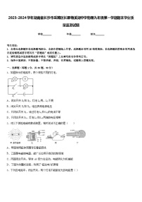 2023-2024学年湖南省长沙市岳麓区长郡梅溪湖中学物理九年级第一学期期末学业质量监测试题含答案