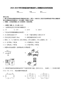 2023-2024学年甘肃省白银市靖远县九上物理期末达标检测试题含答案