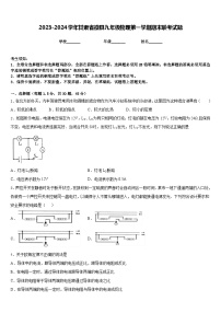 2023-2024学年甘肃省徽县九年级物理第一学期期末联考试题含答案